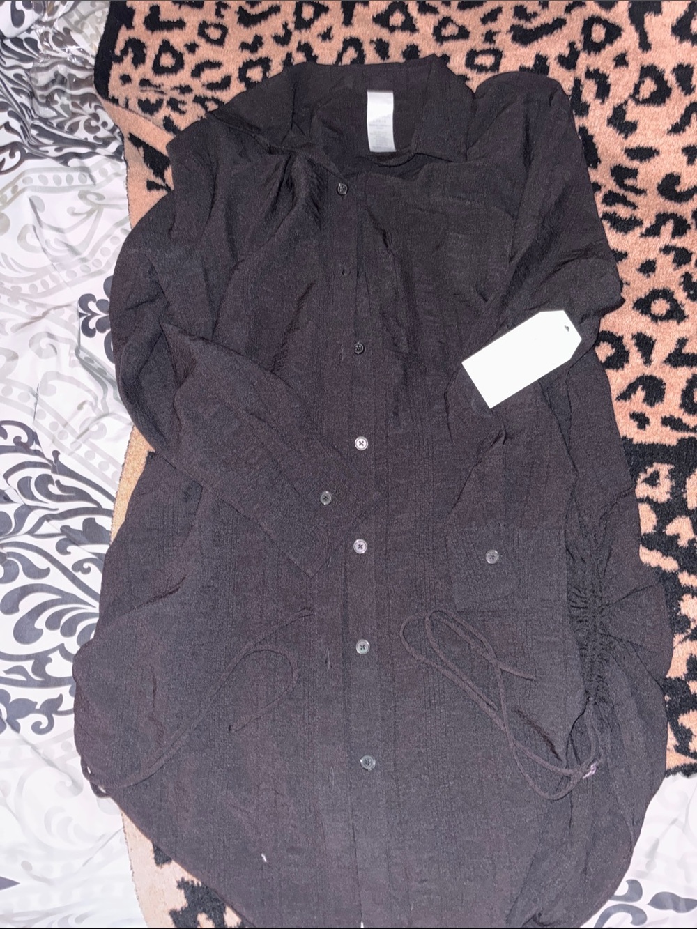 NWT Women’s Black Bathing Suit Cover-up